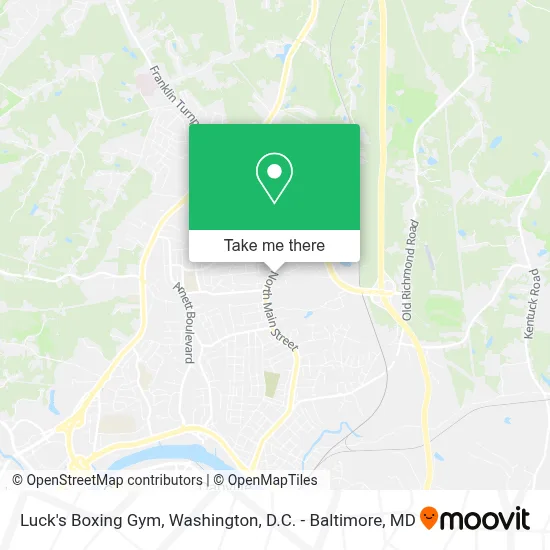 Luck's Boxing Gym map