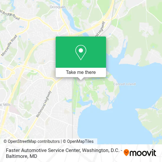 Faster Automotive Service Center map