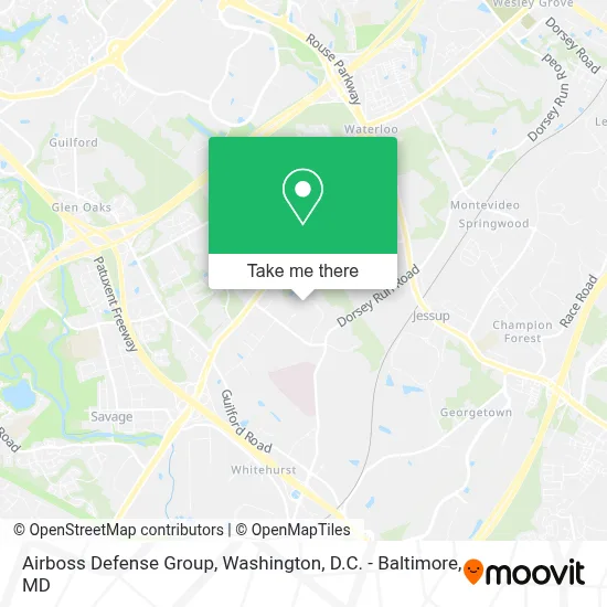 Airboss Defense Group map