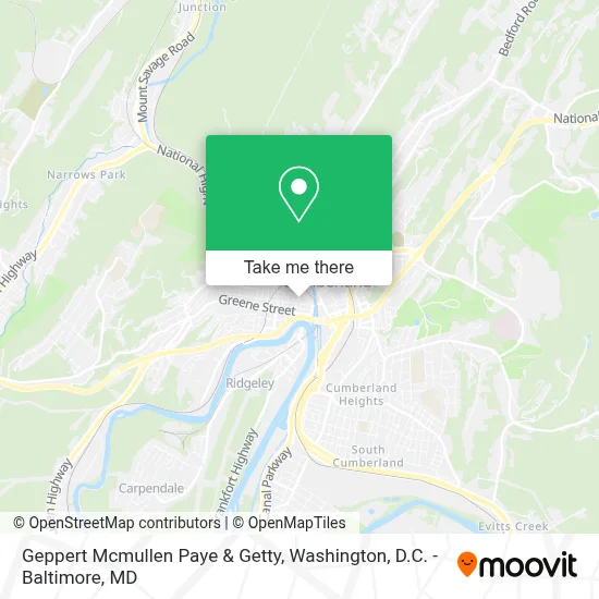 Geppert Mcmullen Paye & Getty map