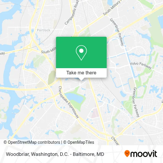 Woodbriar map