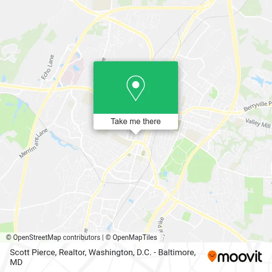 Scott Pierce, Realtor map