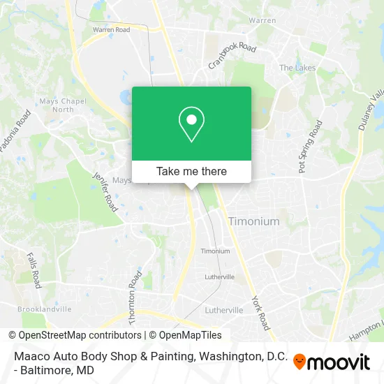 Maaco Auto Body Shop & Painting map