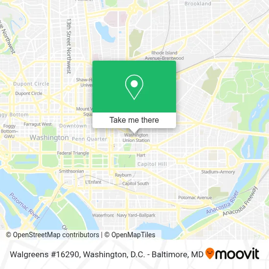 Walgreens #16290 map
