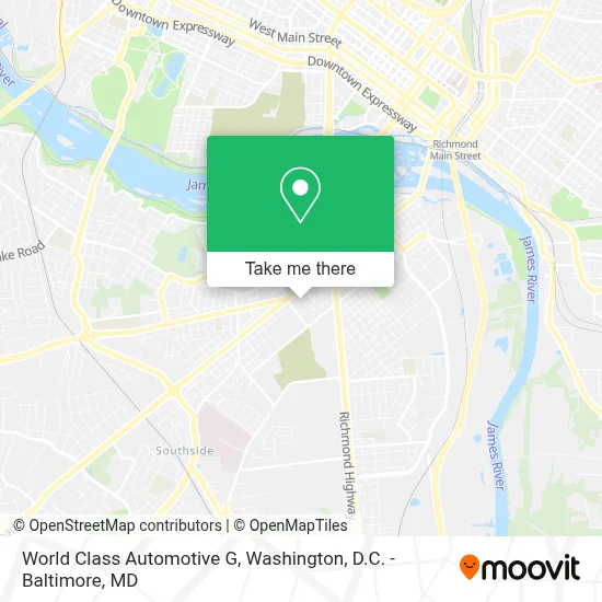 World Class Automotive G map