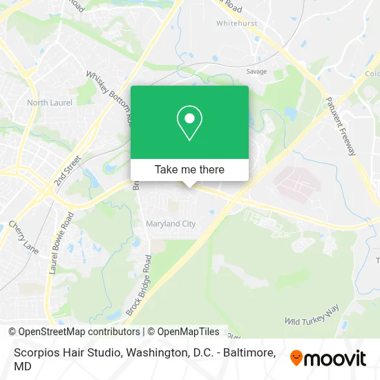 Scorpios Hair Studio map