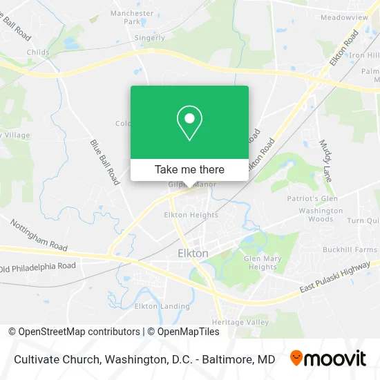 Cultivate Church map