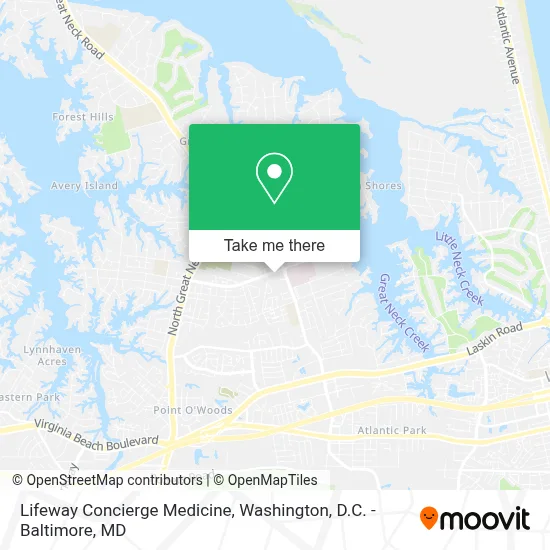 Lifeway Concierge Medicine map