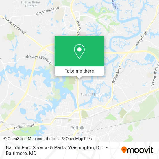 Barton Ford Service & Parts map