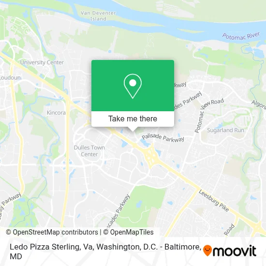 Ledo Pizza Sterling, Va map
