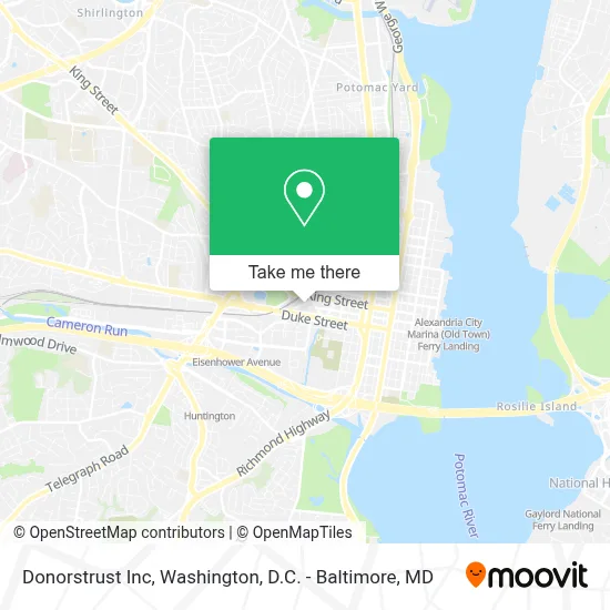 Donorstrust Inc map