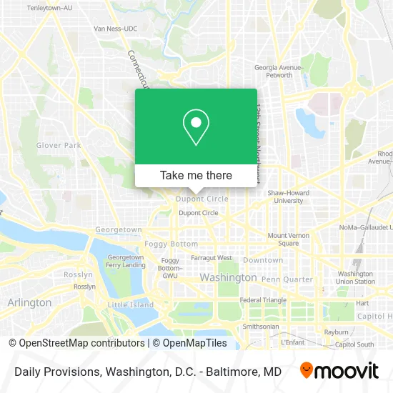 Daily Provisions map