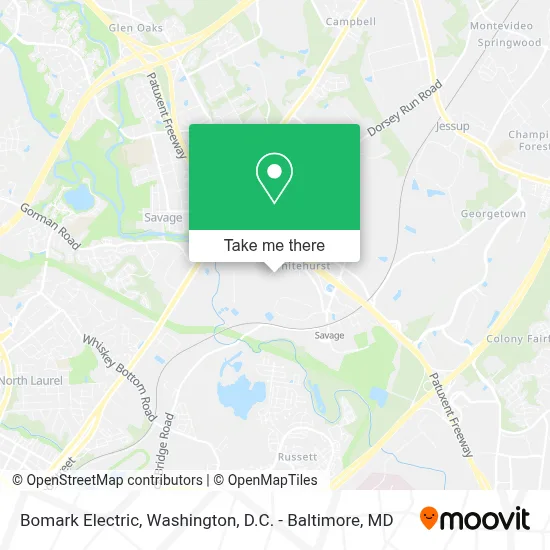 Bomark Electric map