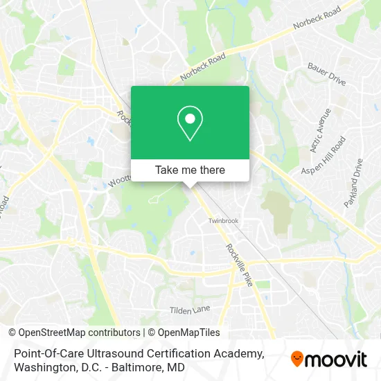 Point-Of-Care Ultrasound Certification Academy map