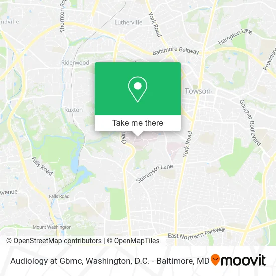 Audiology at Gbmc map