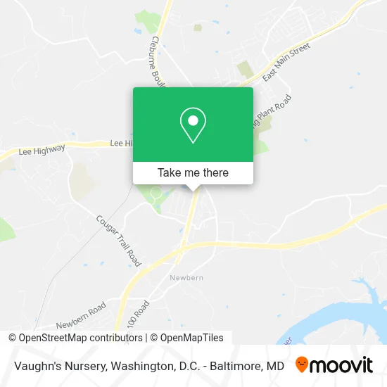 Vaughn's Nursery map