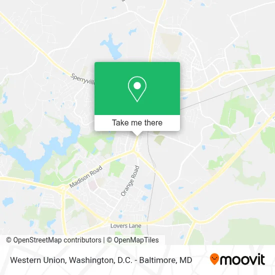 Western Union map