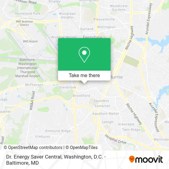 Dr. Energy Saver Central map