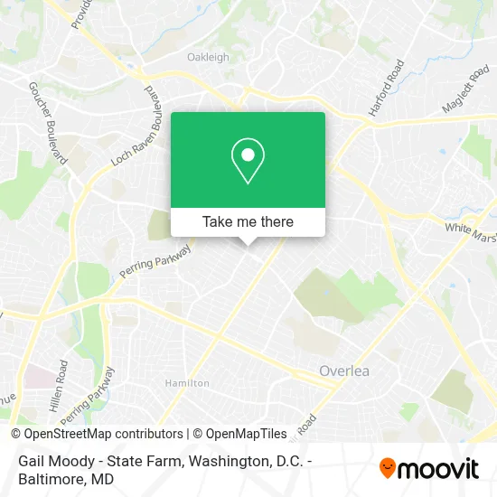Gail Moody - State Farm map