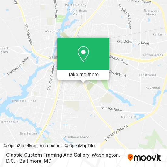 Classic Custom Framing And Gallery map