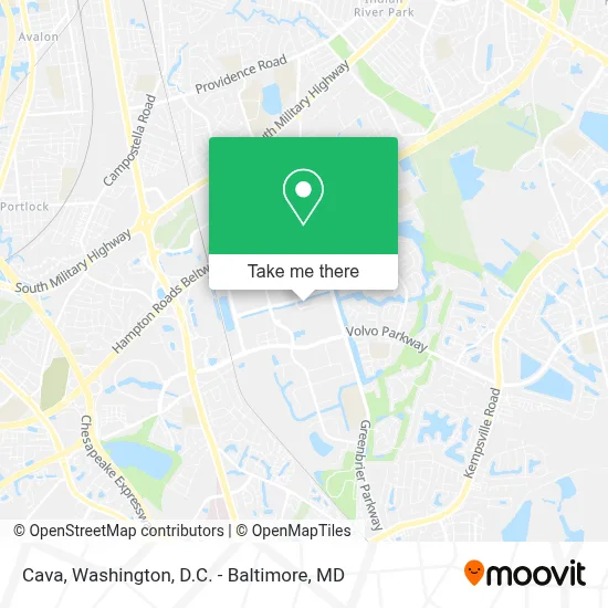 Cava map