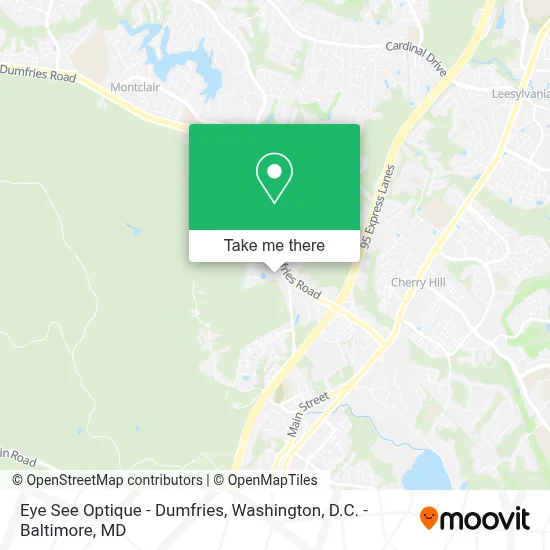Eye See Optique - Dumfries map