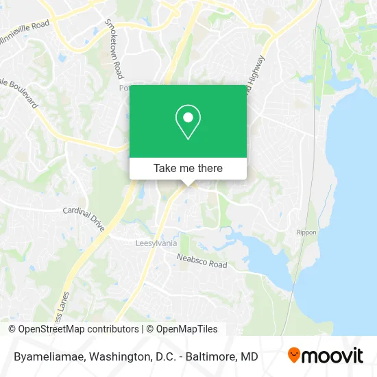 Byameliamae map