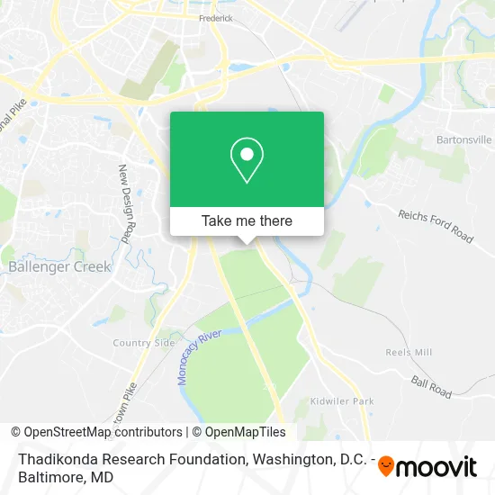Thadikonda Research Foundation map
