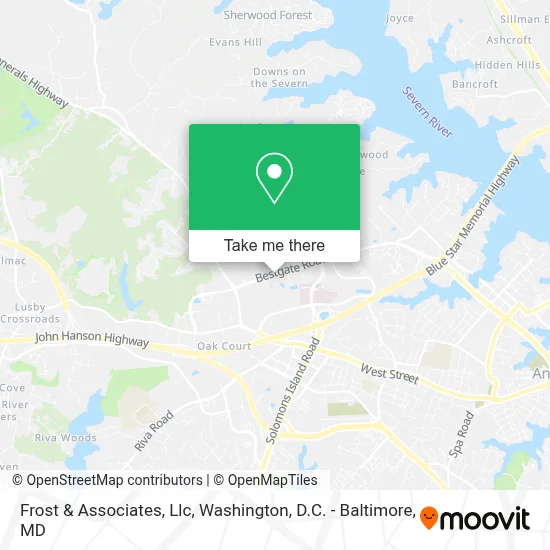 Frost & Associates, Llc map