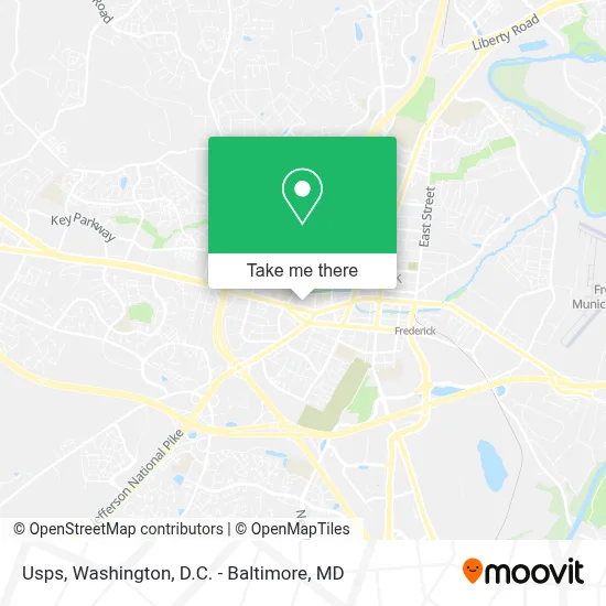 Usps map
