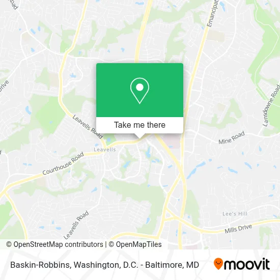 Baskin-Robbins map