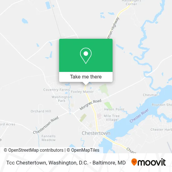 Tcc Chestertown map