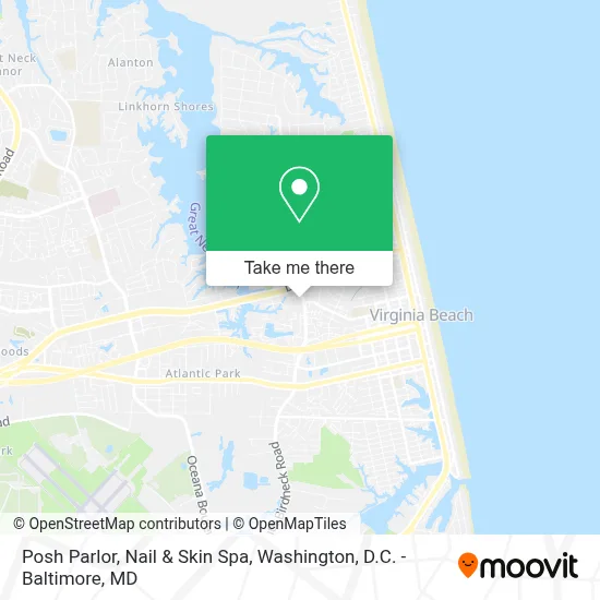 Posh Parlor,  Nail & Skin Spa map