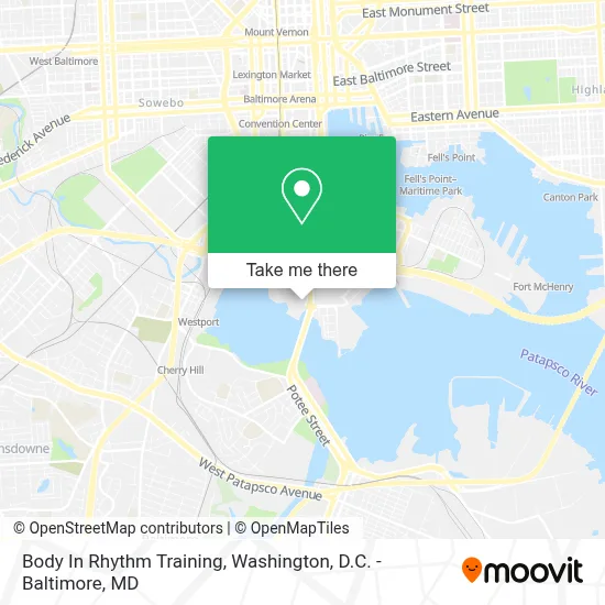 Body In Rhythm Training map