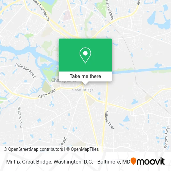 Mr Fix Great Bridge map