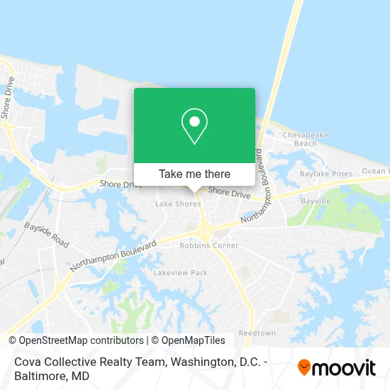 Cova Collective Realty Team map
