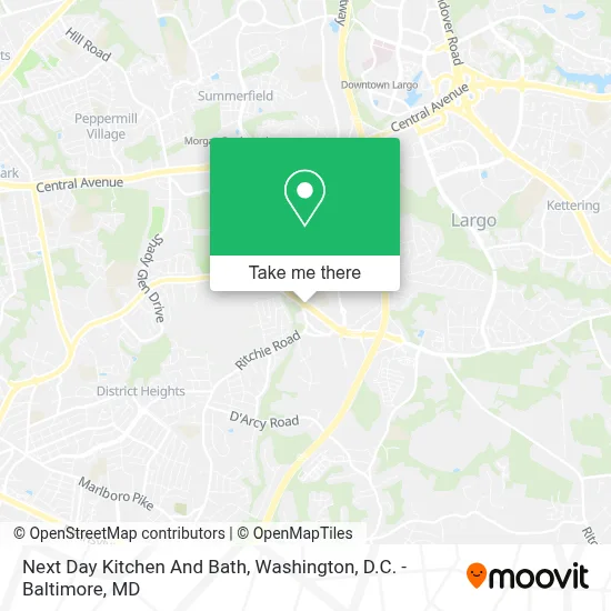 Next Day Kitchen And Bath map