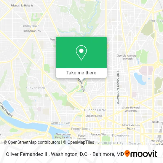 Oliver Fernandez III map