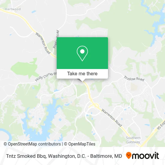 Tntz Smoked Bbq map