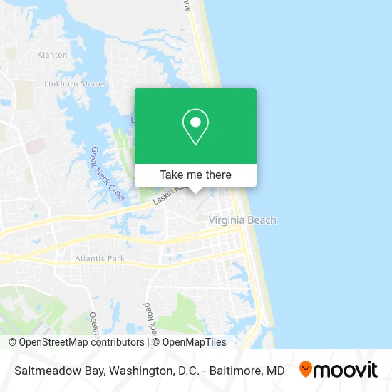 Saltmeadow Bay map
