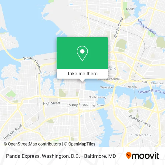 Panda Express map