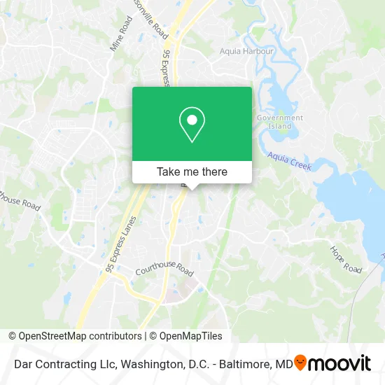 Dar Contracting Llc map