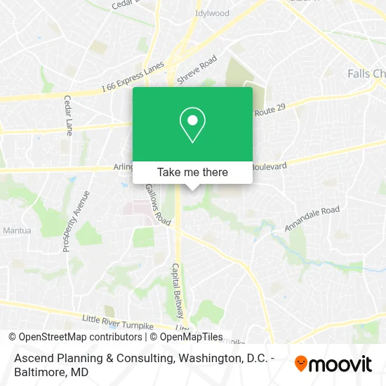 Ascend Planning & Consulting map