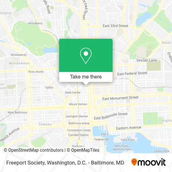 Freeport Society map