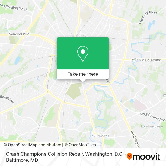 Crash Champions Collision Repair map