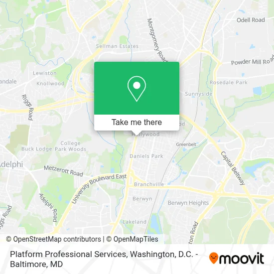 Platform Professional Services map