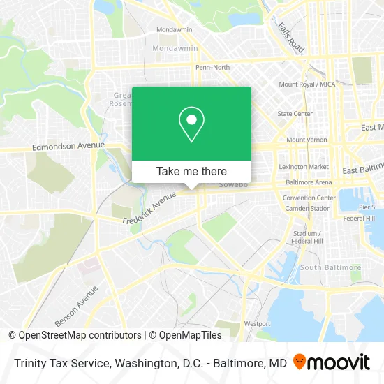 Trinity Tax Service map