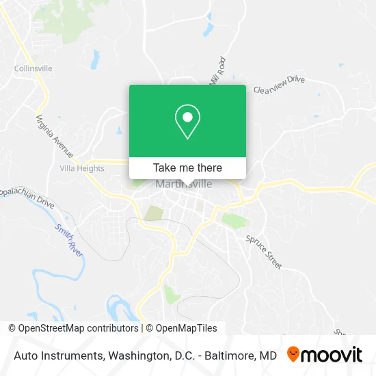Auto Instruments map