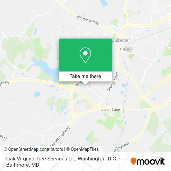 Oak Virginia Tree Services Llc map
