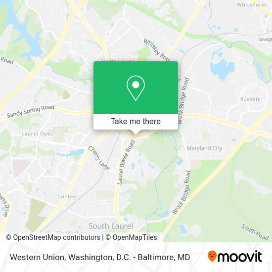 Western Union map